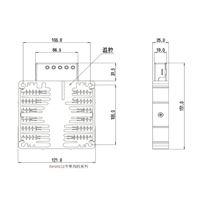 省空間型風(fēng)扇加熱器RHW 032系列