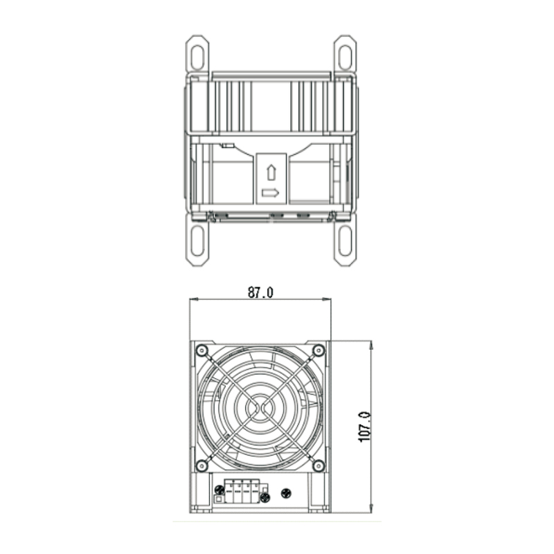 省空間型風扇加熱器RHPV 300系列